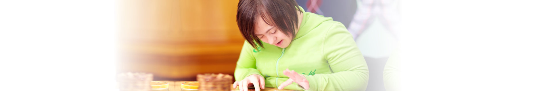 a teen doing artwork